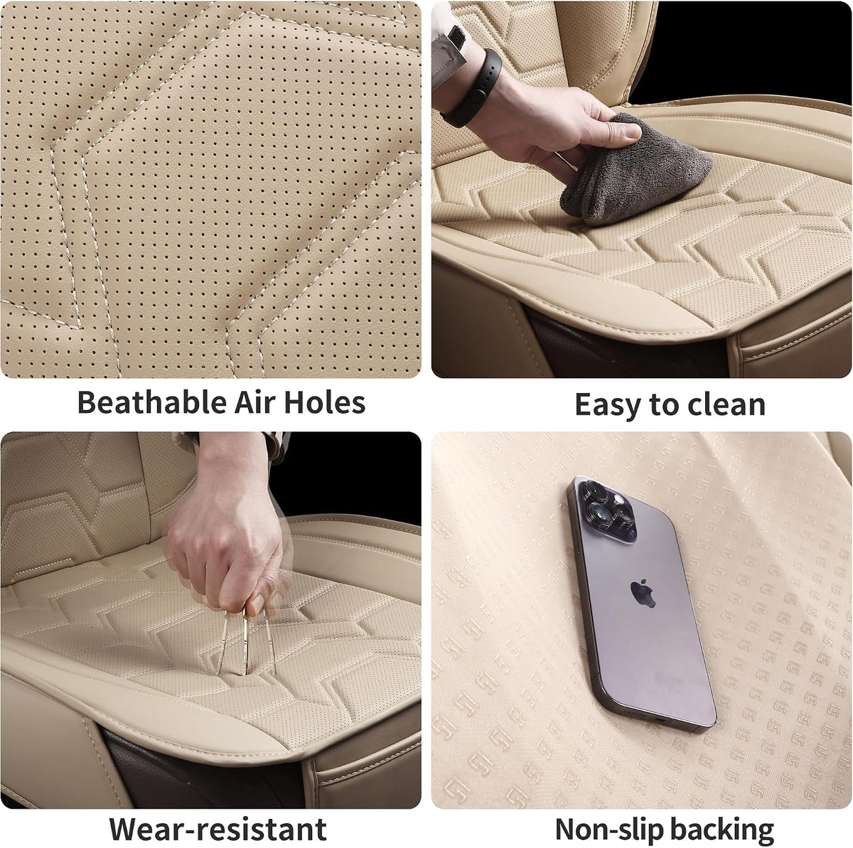 Leather Car Seat Covers Front Automotive Seat Protectors