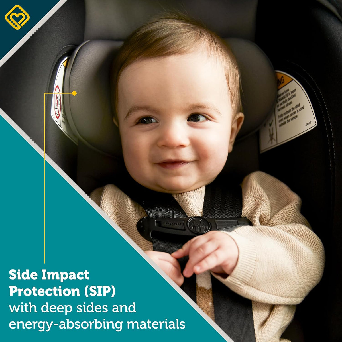 Safety 1st OnBoard FLX Infant Car Seat with Base, Lightweight Baby Car Seat for Travel, Lake Blue 2