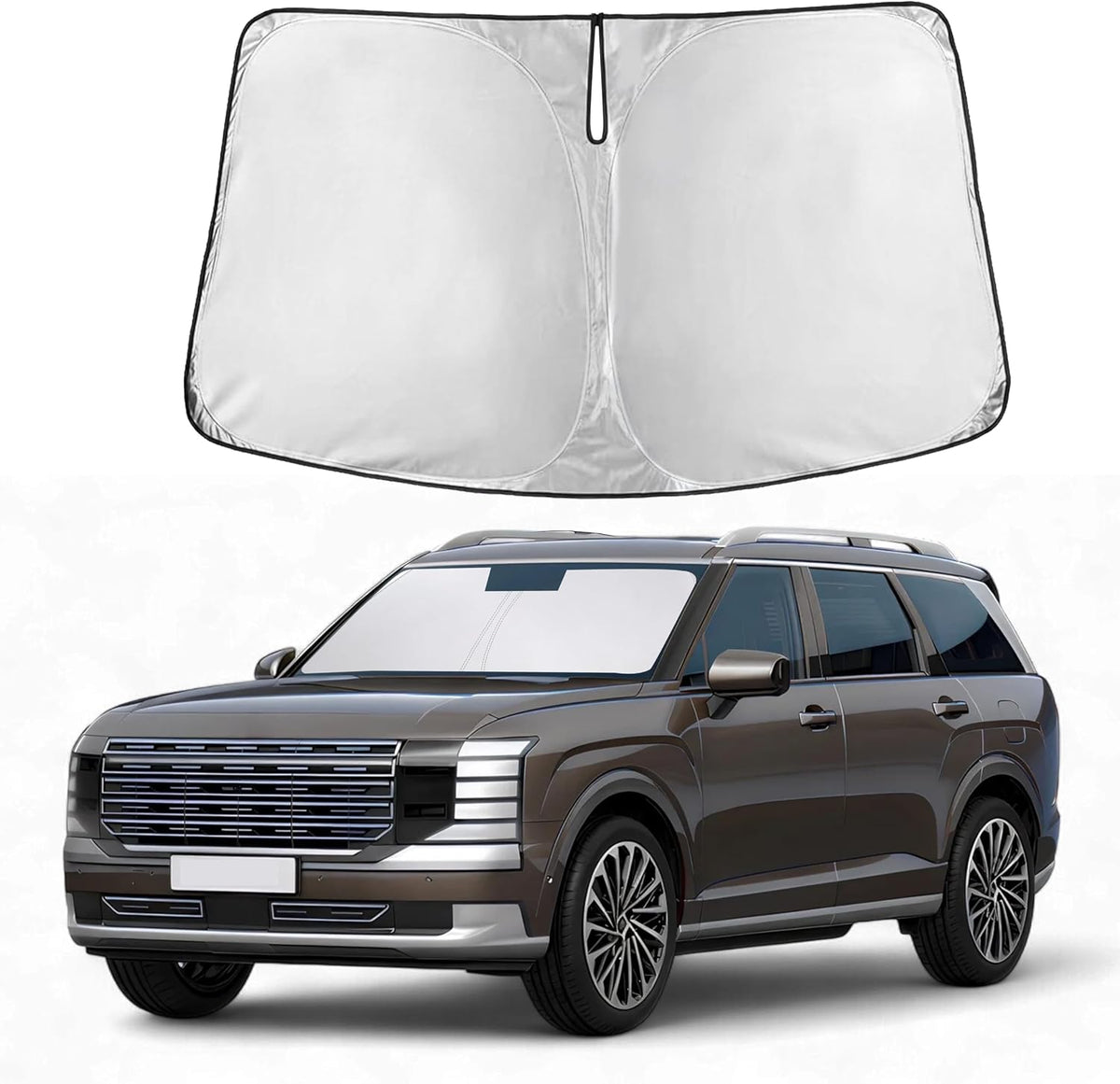 Autovir Windshields Sun Shade Fit for 2020-2024 2025 2026 Hyundai Palisade