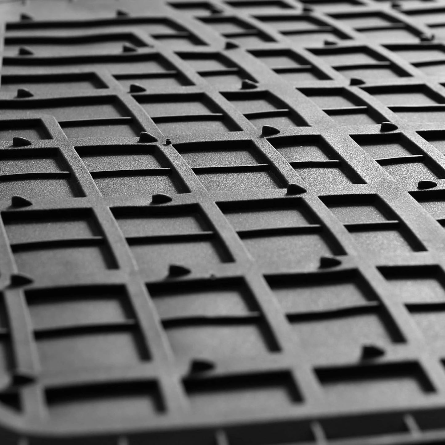 FH Group Automotive Floor Mats - Heavy-Duty Rubber Floor Mats for Cars, Universal Fit Full Set, Climaproof Floor Mats, Trimmable Floor Mats for Most Sedan, SUV, Truck Floor Mats Pink