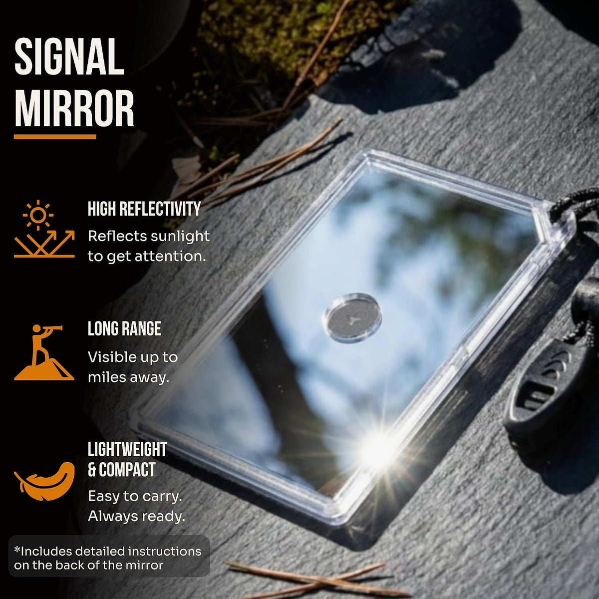 Tactiko Survival 6-in-1 Signal Kit - Compact Emergency Outdoor Essentials