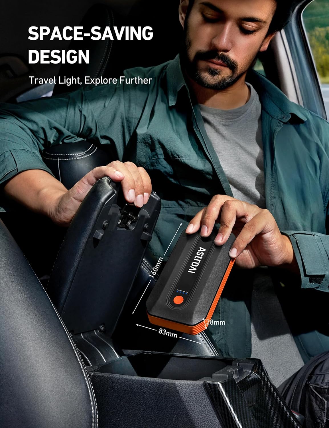 AstroAI B8 3000A Car Battery Jump Starter, 12V Jump Starter Battery Pack