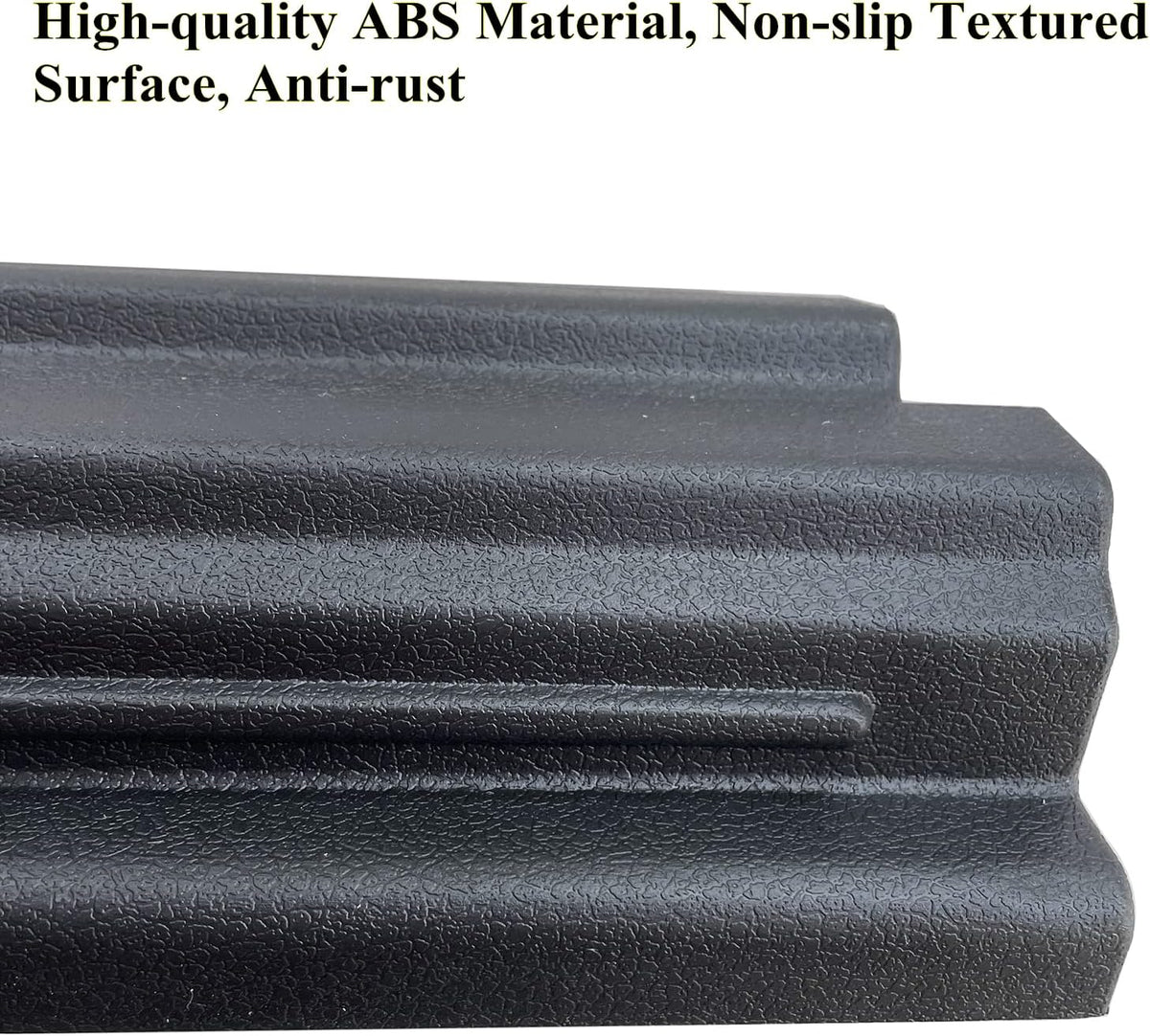 2PCS Black Car Door Sill Entry Protector Cover for Jeep Wrangler TJ 97-06