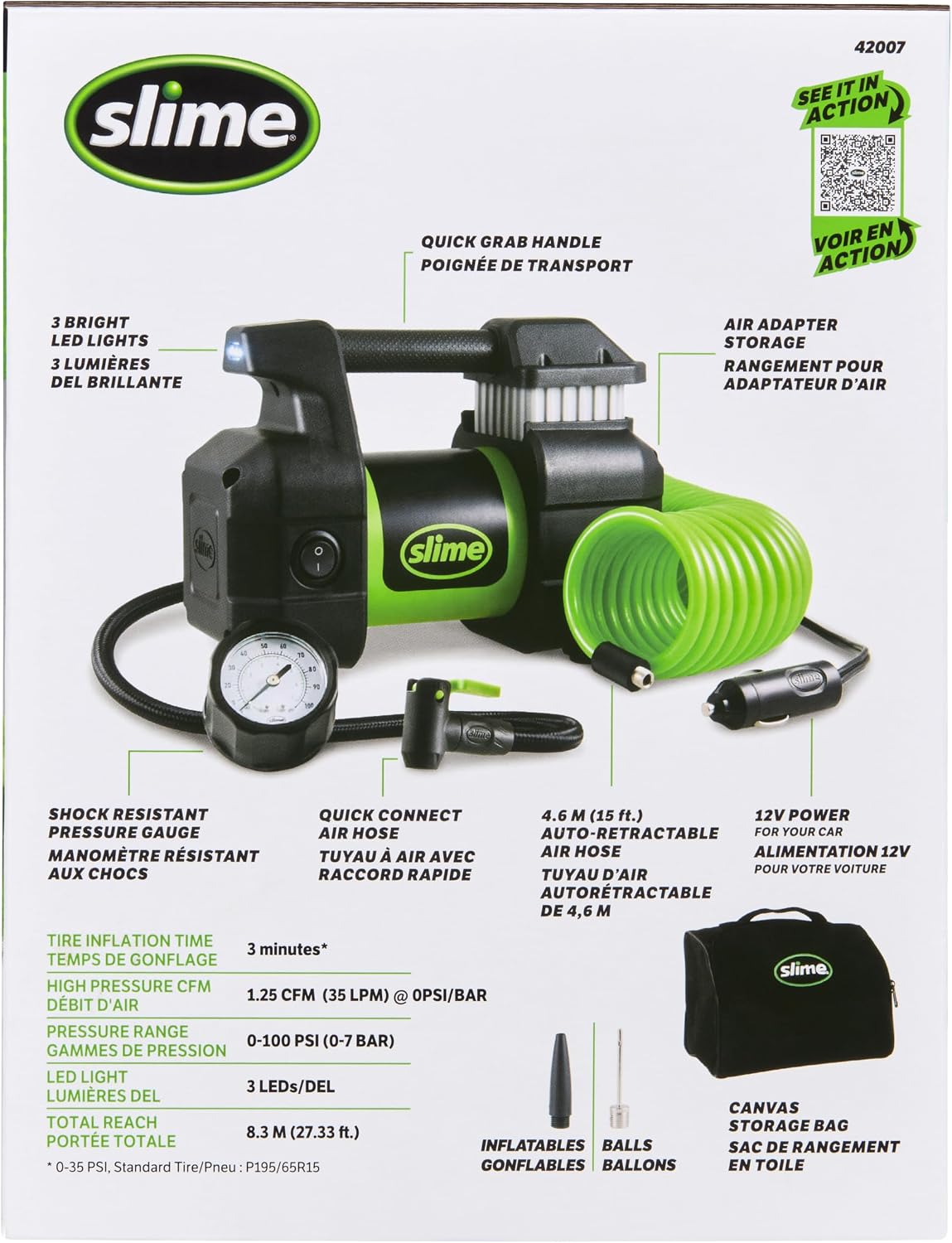 Slime 42007 Tire Inflator