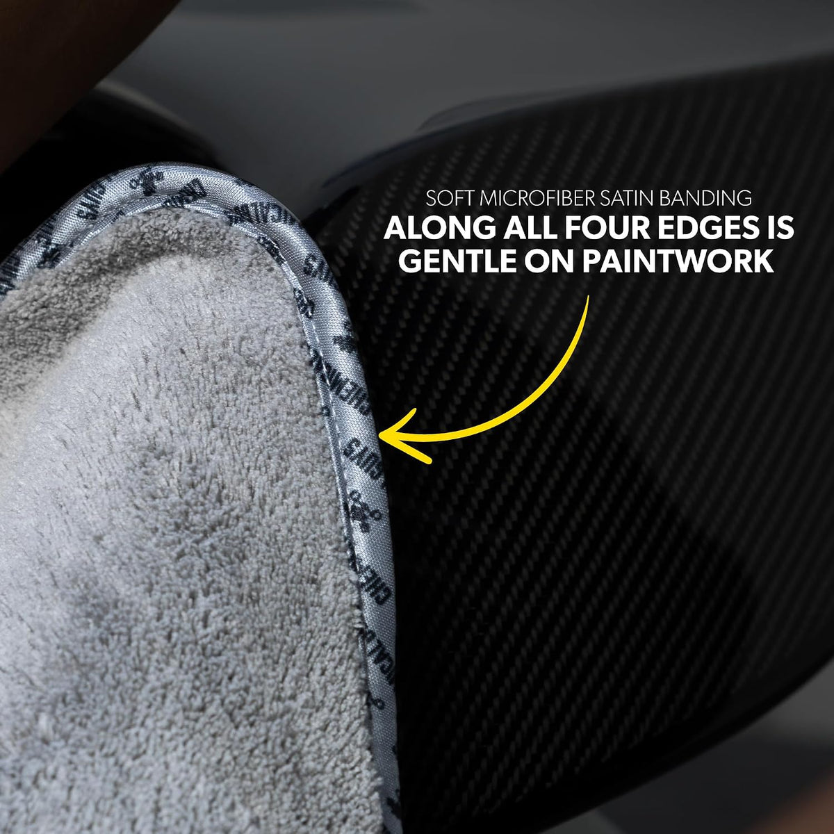 Chemical Guys, Woolly Mammoth Large Microfiber Drying Towel, 36 x 25 in