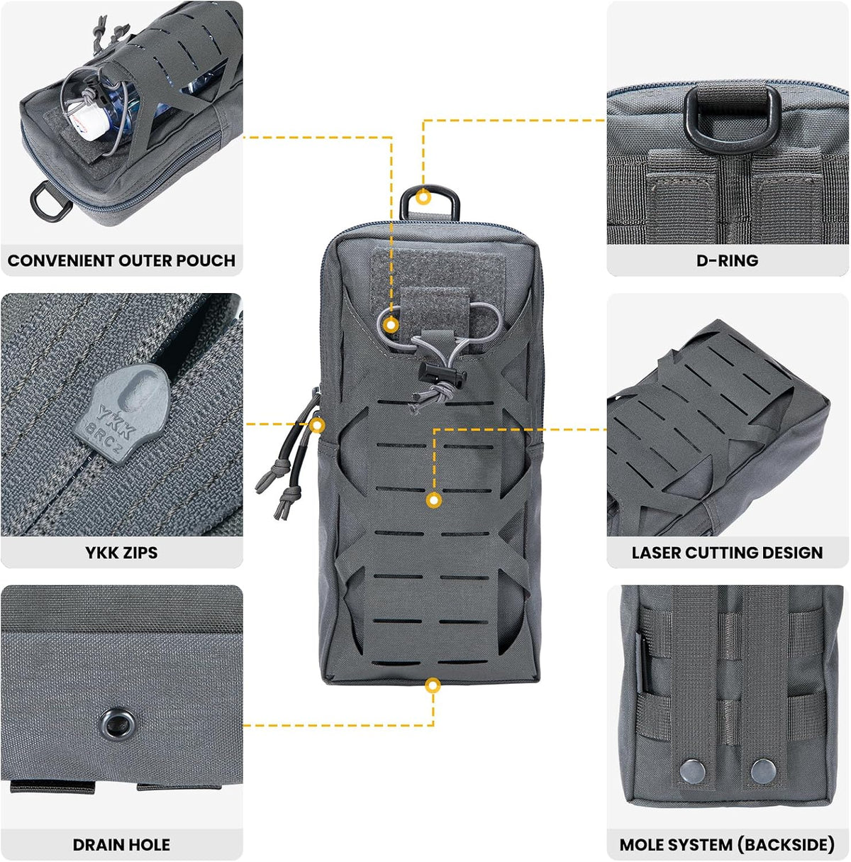 EXCELLENT ELITE SPANKER Tactical EDC Pouch Molle Utility Tool Pouches