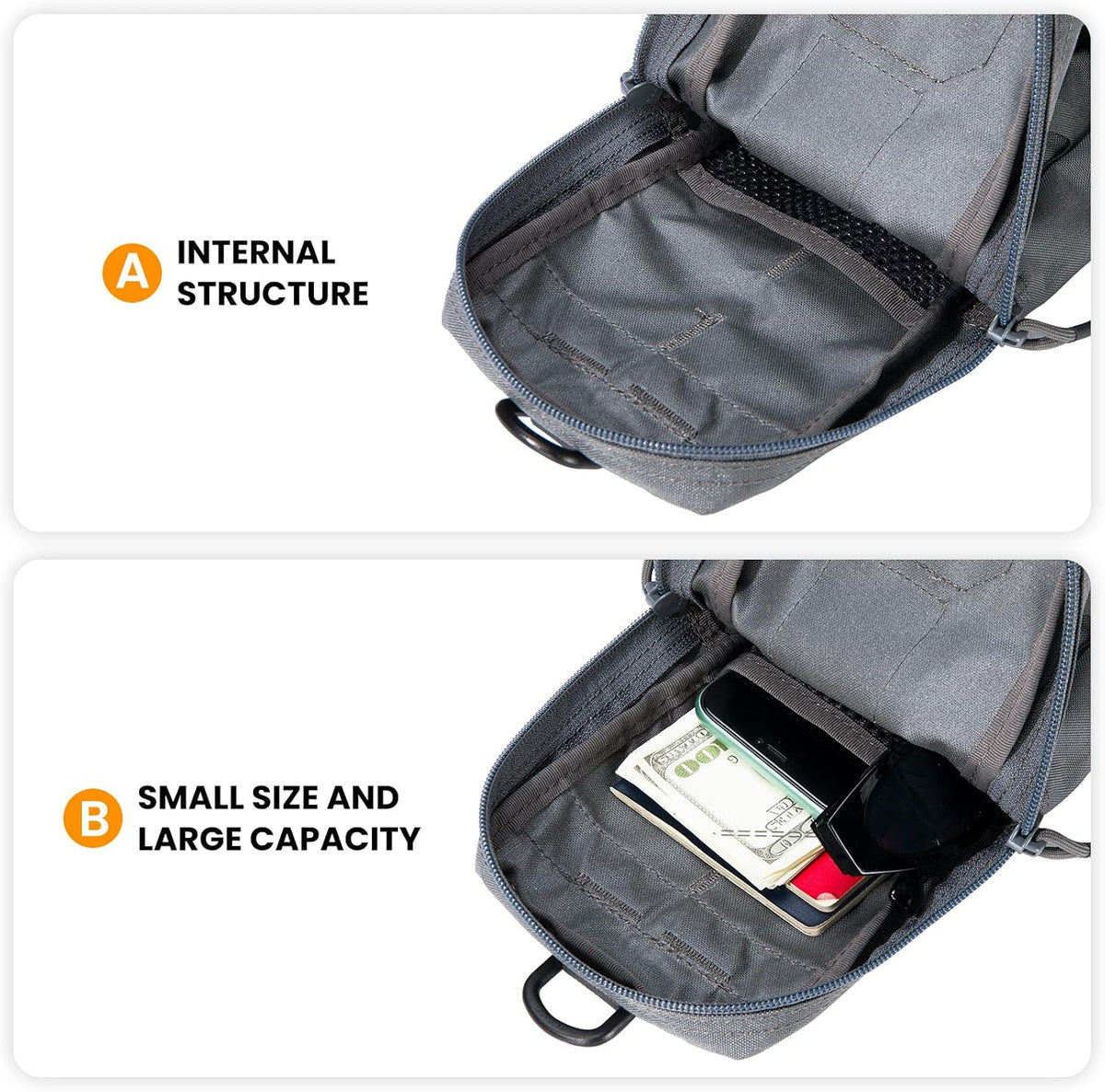 EXCELLENT ELITE SPANKER Tactical EDC Pouch Molle Utility Tool Pouches