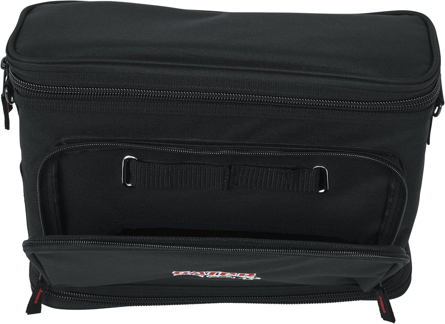 Gator Cases Padded Nylon Carry Bag for Single Wireless Microphone System, Live-in Style Holds Reciever, Body Pack, and Microphone with Antenna Access (GM-1W)