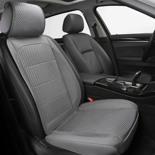 1 Pack Gray Ventilated Cooling Car Seat Covers for Summer