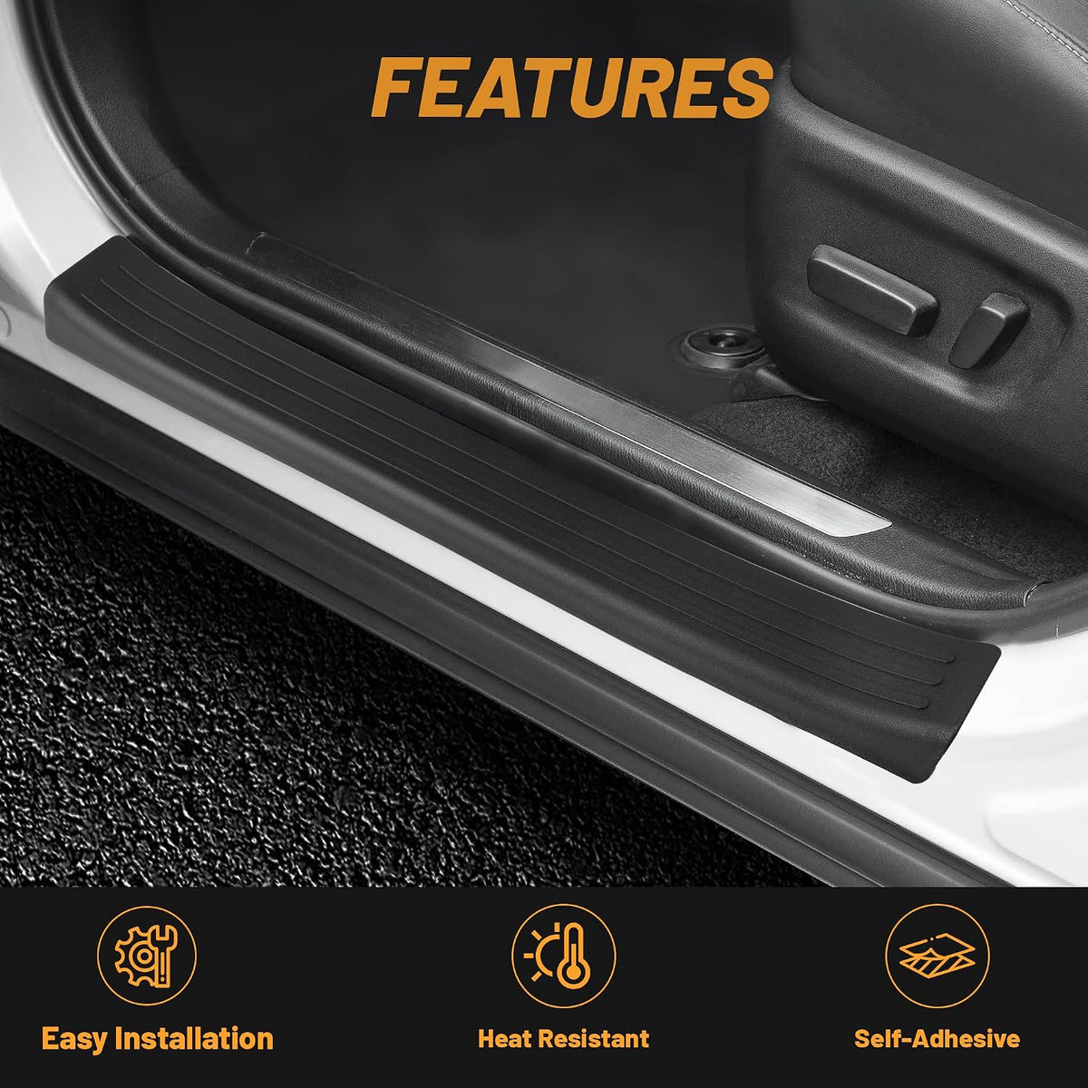 Sill Protector, Anti-Scratch Car Door Protection for Toyota RAV4 Hybrid