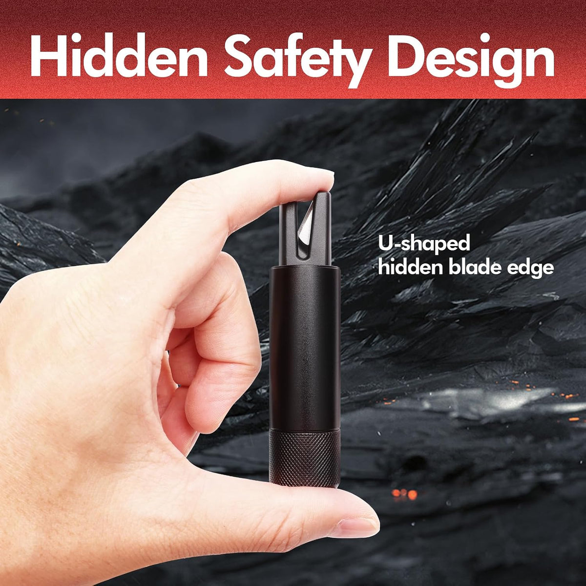 2 in 1 Window Breaker and Seat Belt Cutter Tool 4 PCS