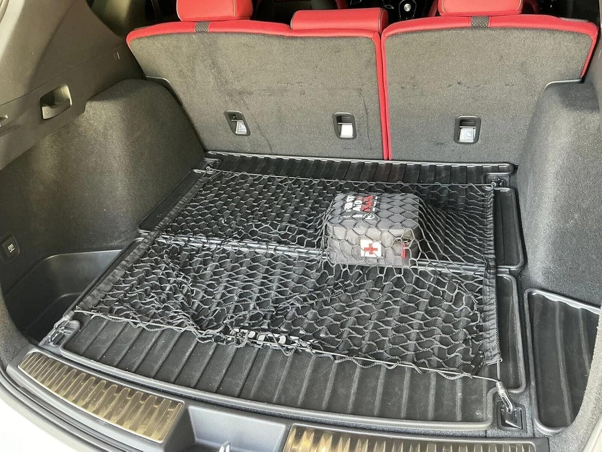 Rear Trunk Organizer Cargo Net for Acura RDX 2007–2026 – Floor Style Cargo Net for SUV – Premium Mesh Elastic Car Trunk Organizer Vehicle Carrier Storage – Compatible with Acura RDX