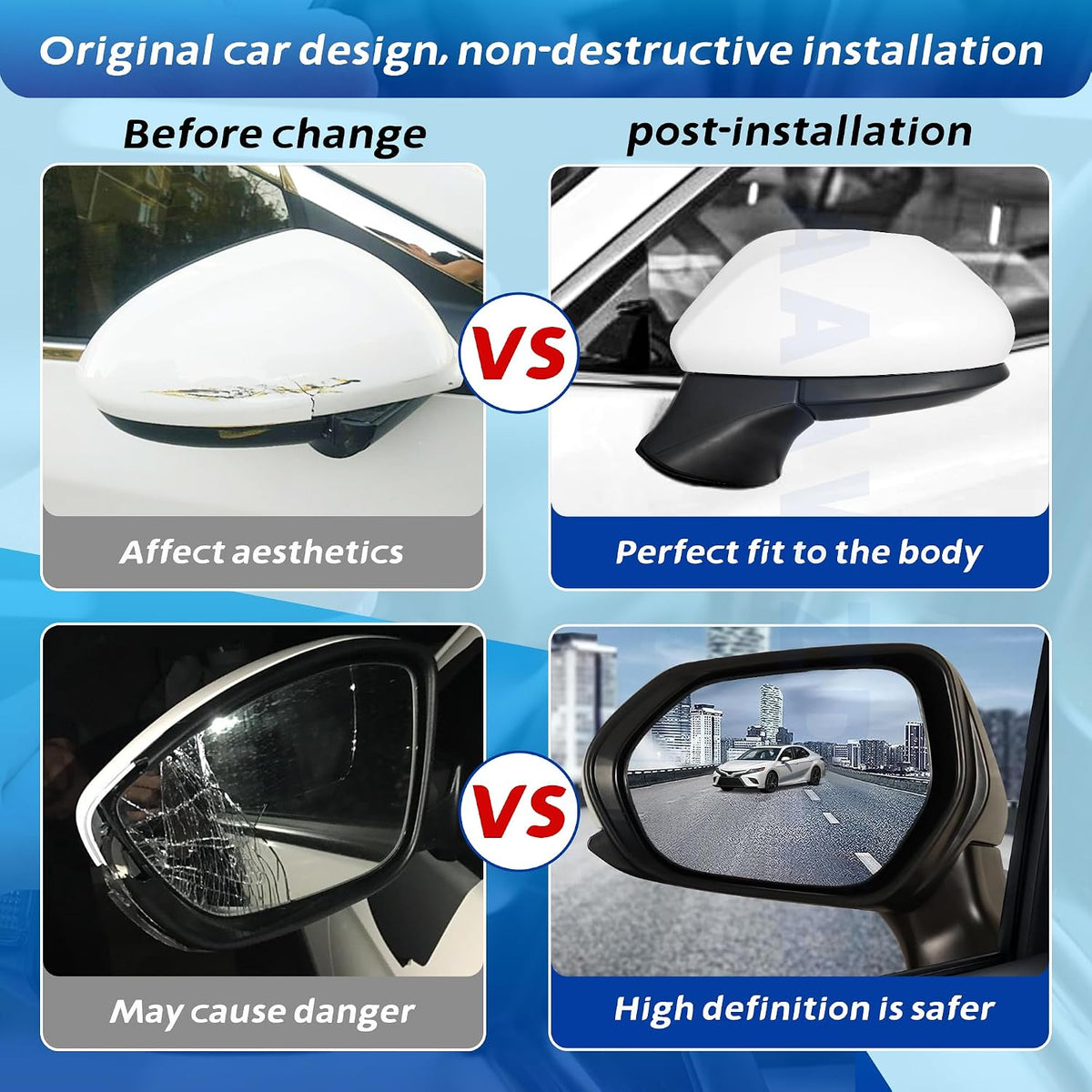 3Pin For Toyota Camry Passenger Side Mirror 2018-2022#TO1321366 87910-06800
