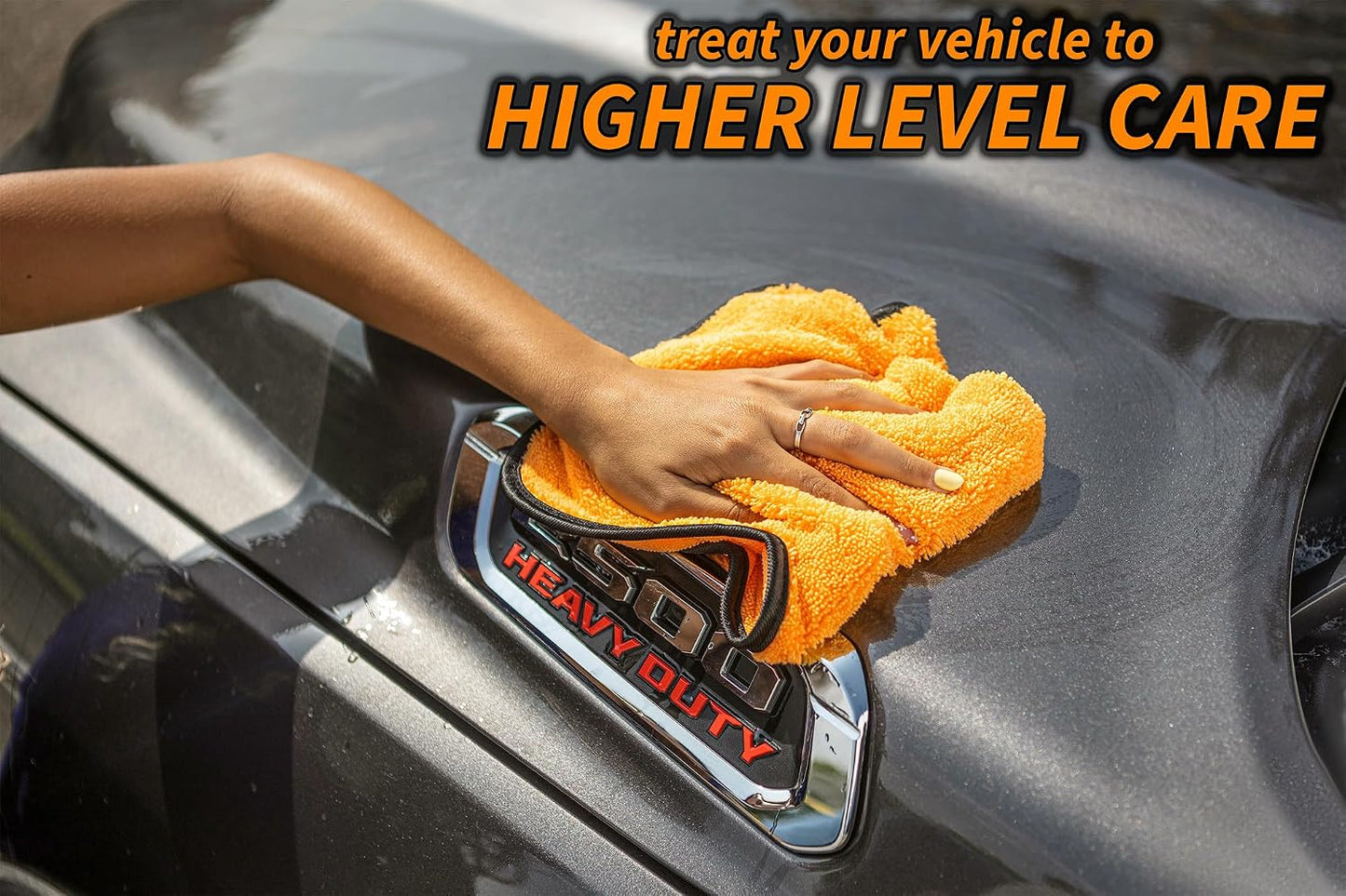Car & RV Wash Brush Kit 48-144״ Long Extendable Handle Car, RV, Truck Washing Kit with Extension Pole - Microfiber Car Mop, Soft Washing Brush, Window Squeegee, Mitt, The Ultimate RV-Wash Cleaning Kit