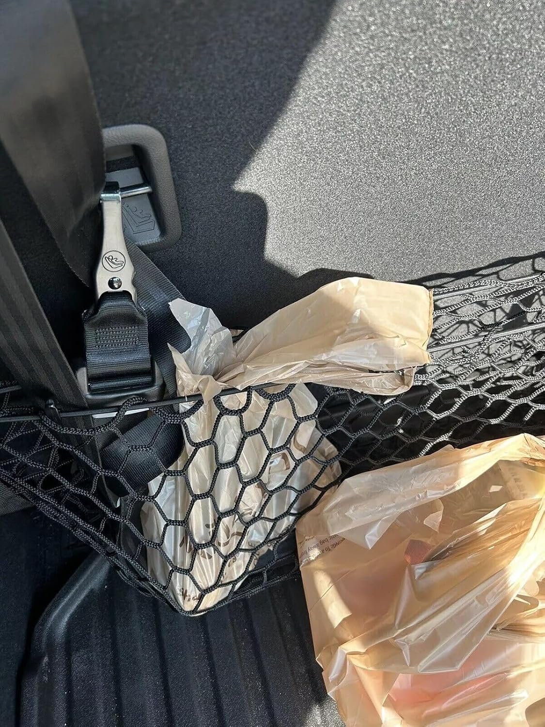 Rear Trunk Seats Organizer Cargo Net for Honda HR-V 2016-2026 – Envelope Style Cargo Net for SUV –Premium Mesh Elastic Car Trunk Organizer Vehicle Carrier Storage– Compatible with HR-V