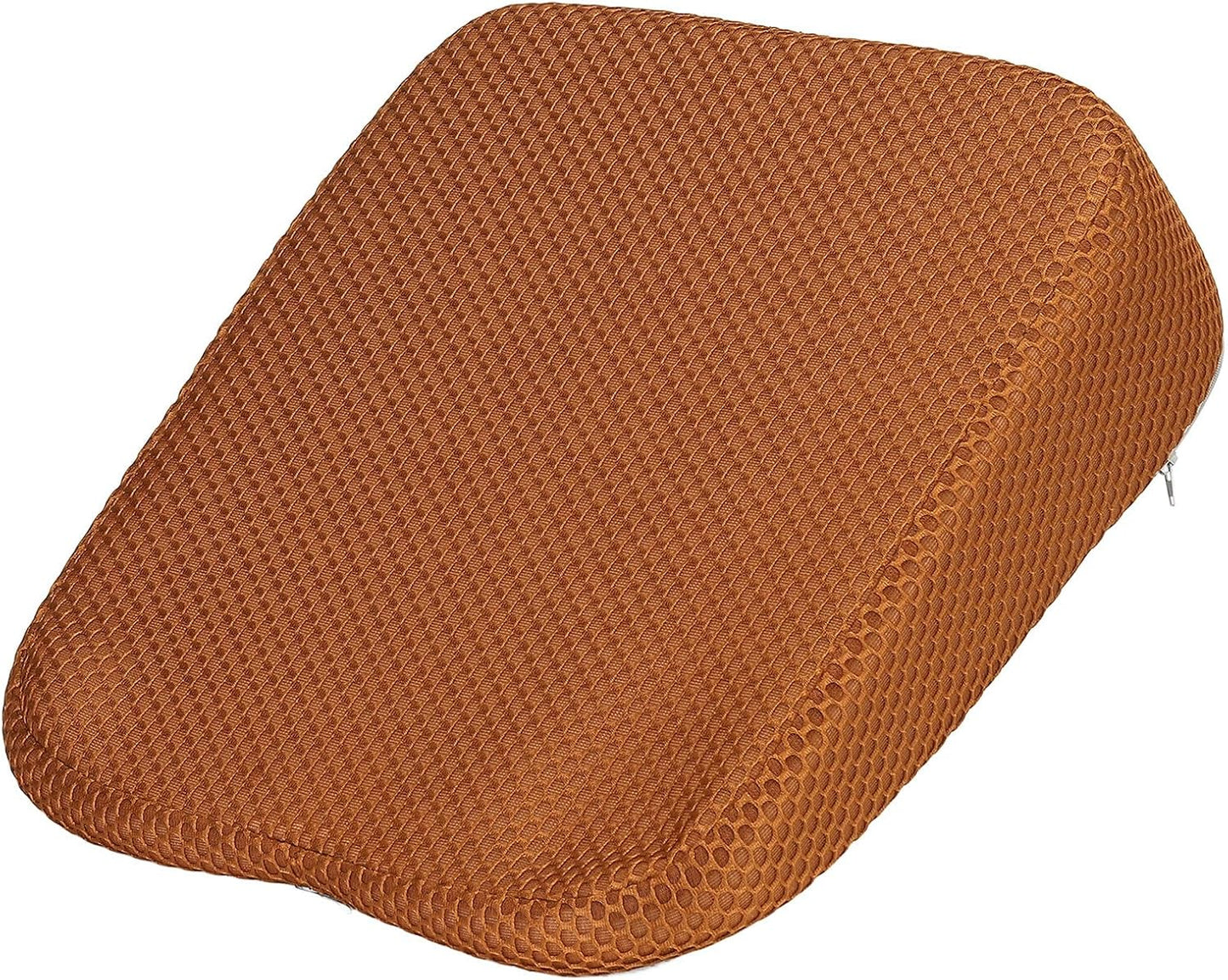 HARFINGTON Seat Cushion 4.72" Thick Comfort Memory Foam Office Chair Cushion with Non Slip Bottom for Car Seat Driver, Orange