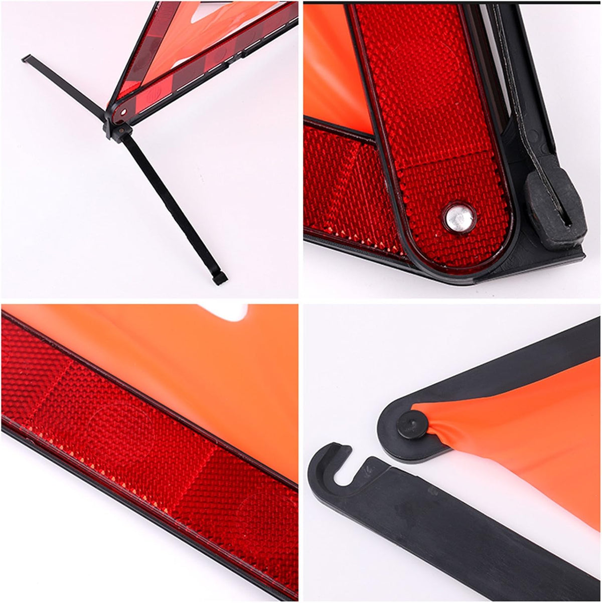 KAFEEK Reflective Warning Triangle for Vehicles, 3-Pack