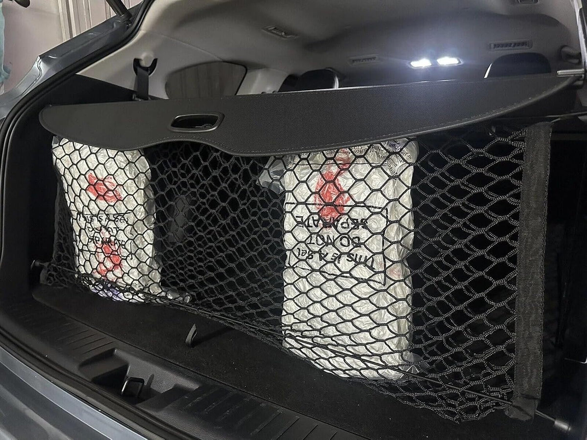 Trunk Organizer Cargo Net for Toyota Grand Highlander 2024–2026 – Envelope Style Cargo Net for SUV–Premium Mesh Car Trunk Organizer Vehicle Carrier Storage–Compatible with Grand Highlander