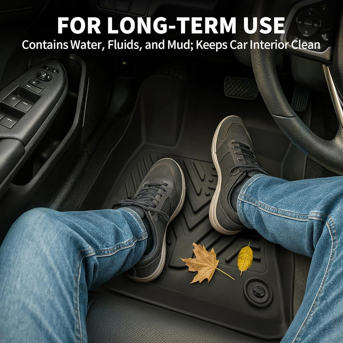 YITAMOTOR Floor Mats Fit for Honda Accord 2018-2022, All Weather Protection
