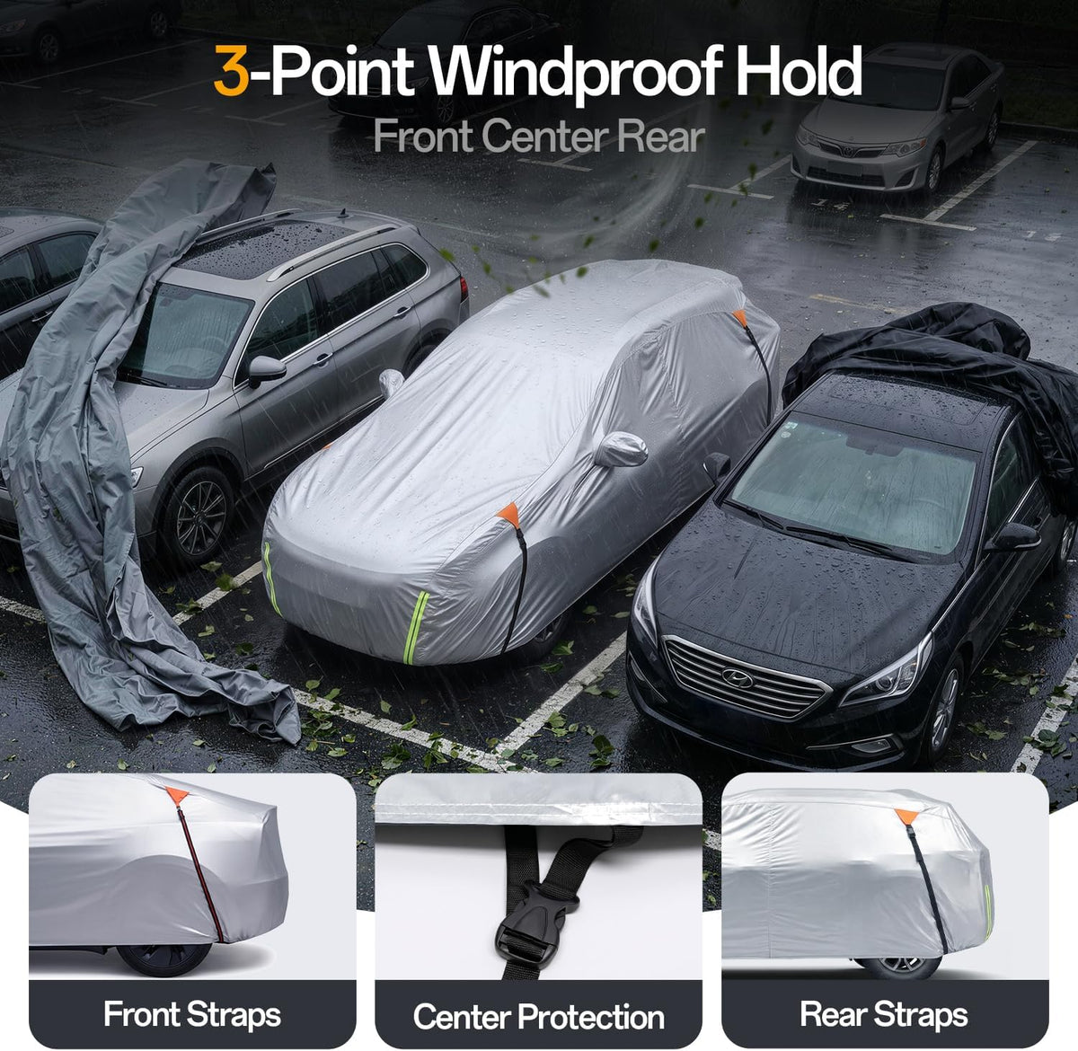 for Dodge Durango Car Cover 2004–2026, 100% Waterproof All-Weather