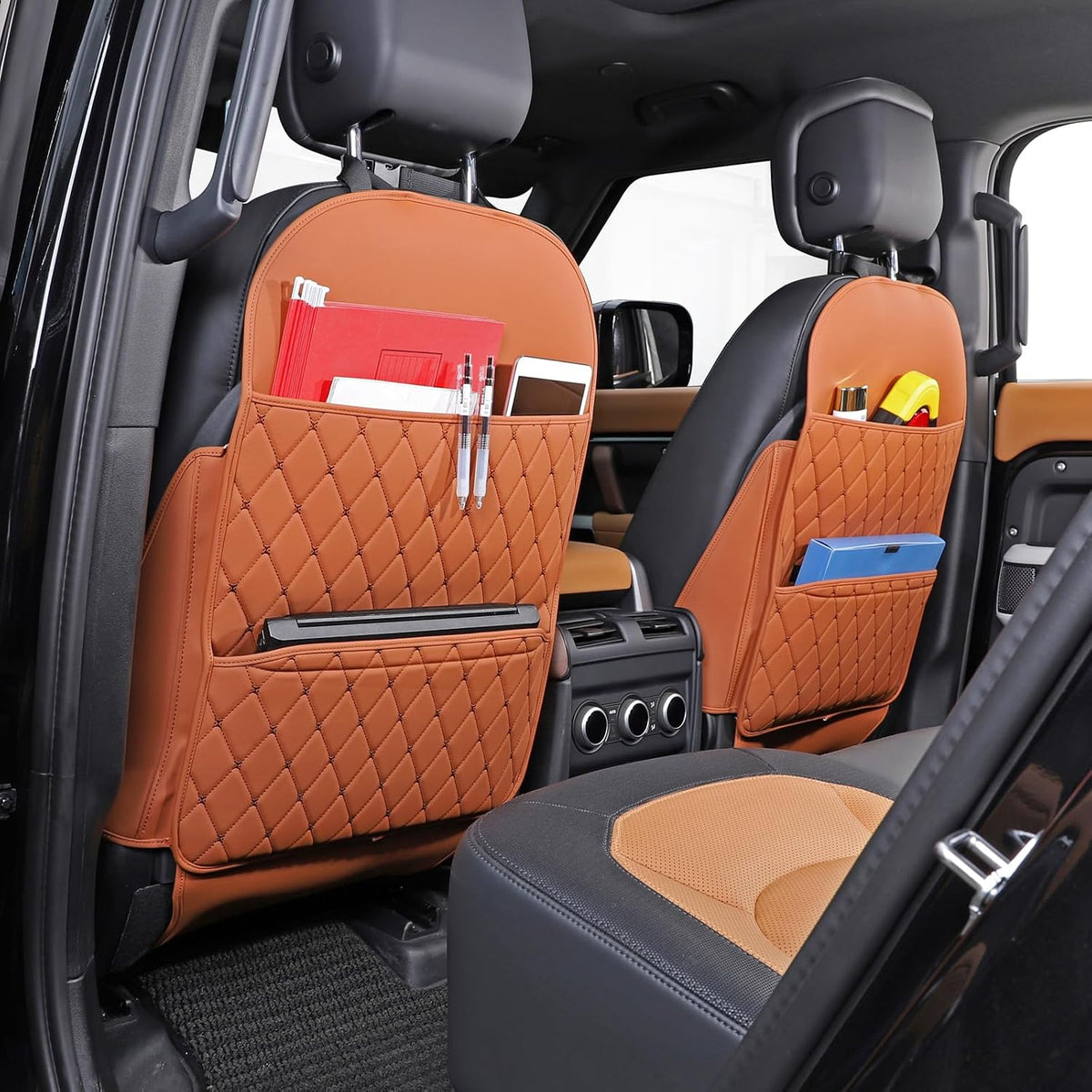 TAIKOO Seat Back Protector,Shields Seat Backs from Kicks and Adds Storage