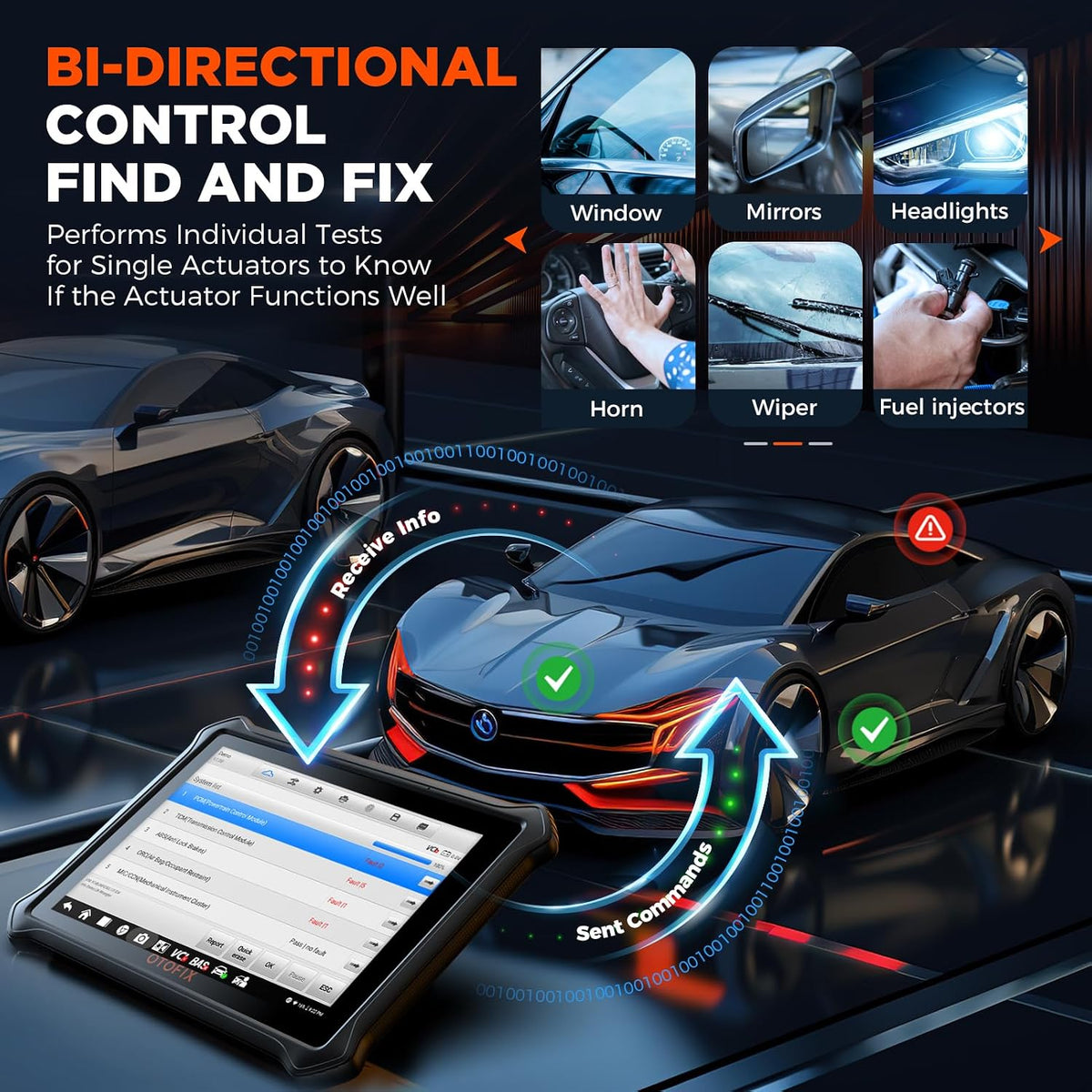OTOFIX D1 Lite Bidirectional OBD2 Scanner, 38+Reset, All System, FCA SGW