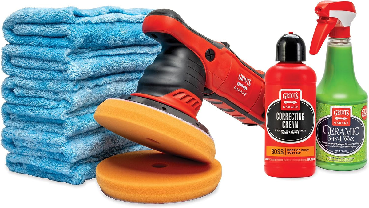 Griot's Garage 11558 G9 Orbital 2 Step Ceramic Kit for Car Polishing