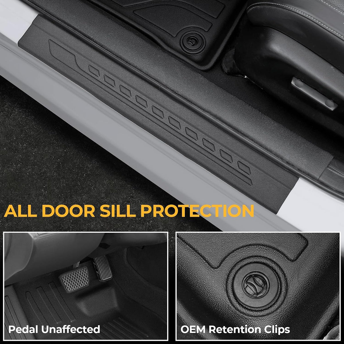 Floor Mats for 2016-2021 Honda Civic Sedan Accessories