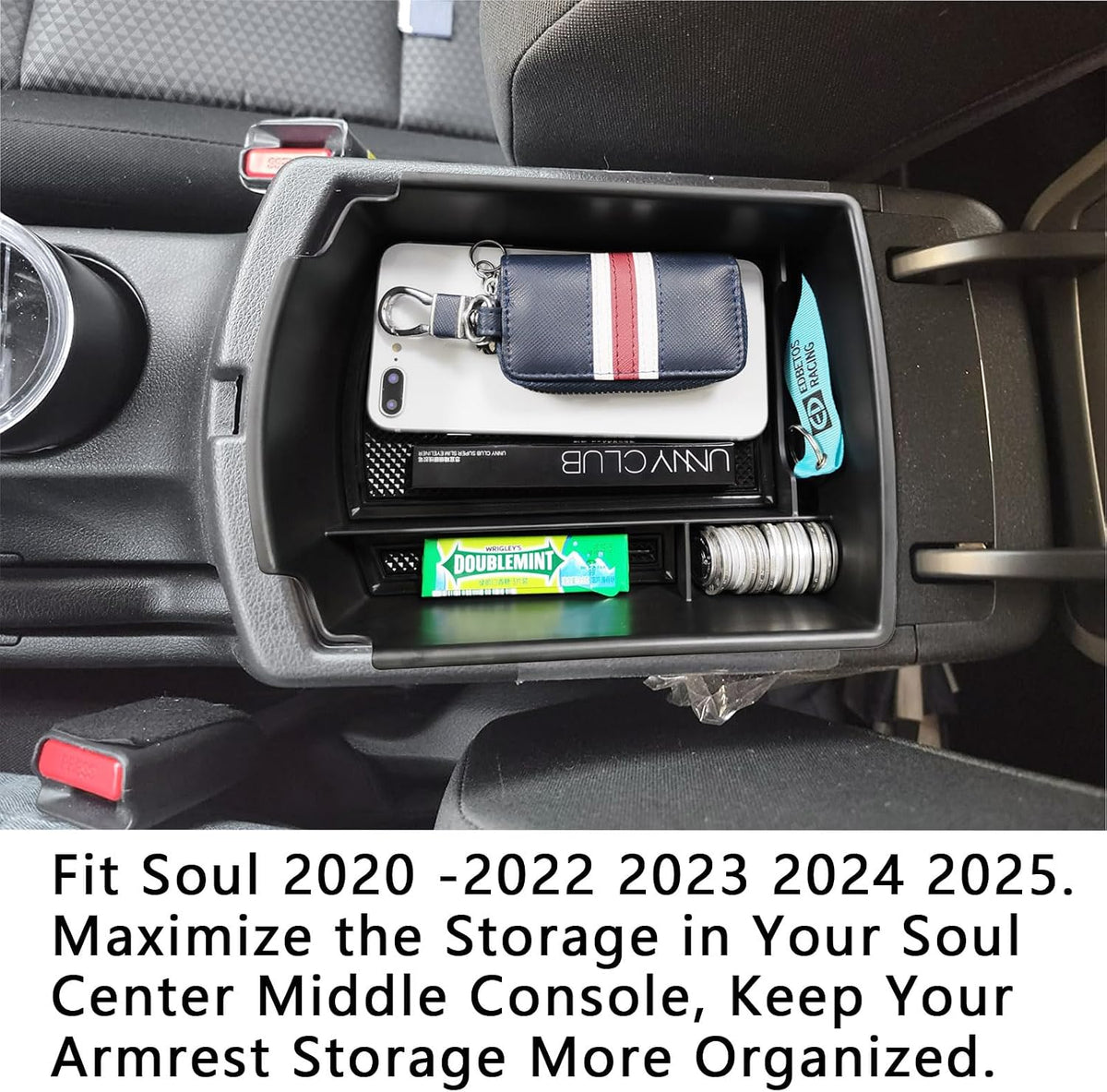 Center Console Organizer Tray for KIA Soul 2020-2025 Accessories