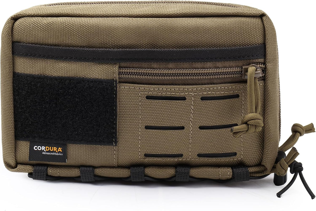 Mardingtop 600D/Cordura Tactical Molle Utility Pouch, Small Military Admin EDC Tool Organizer Bag