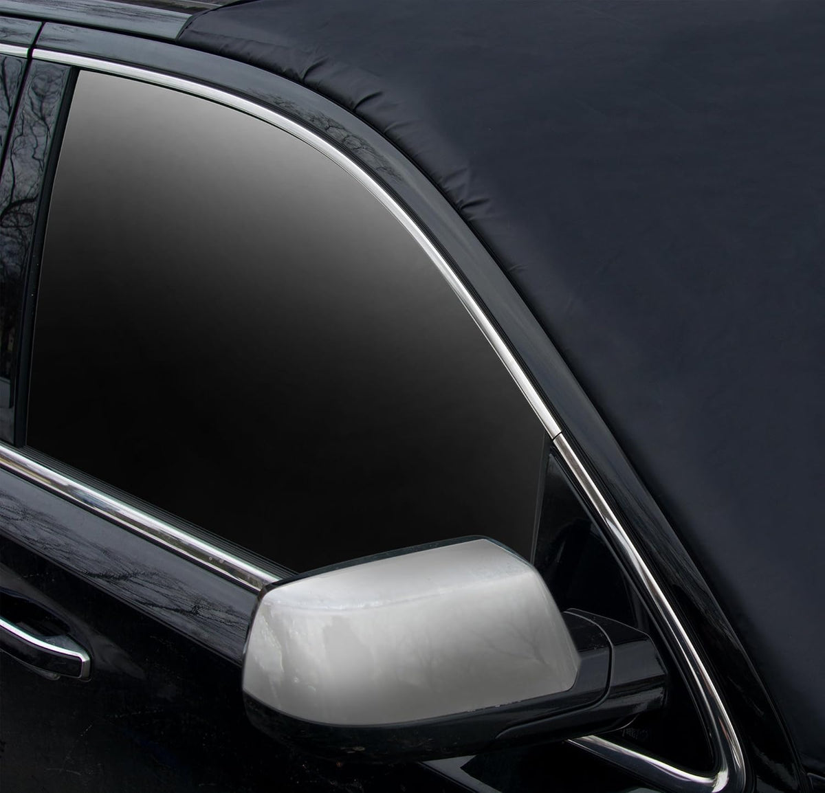 Magnetic Windshield Cover - Huge Size Fits Any Car, Truck, SUV, Van or Automobile - Keeps Ice & Snow Off Exterior Auto Snow Windshield Cover with Magnetic Edges