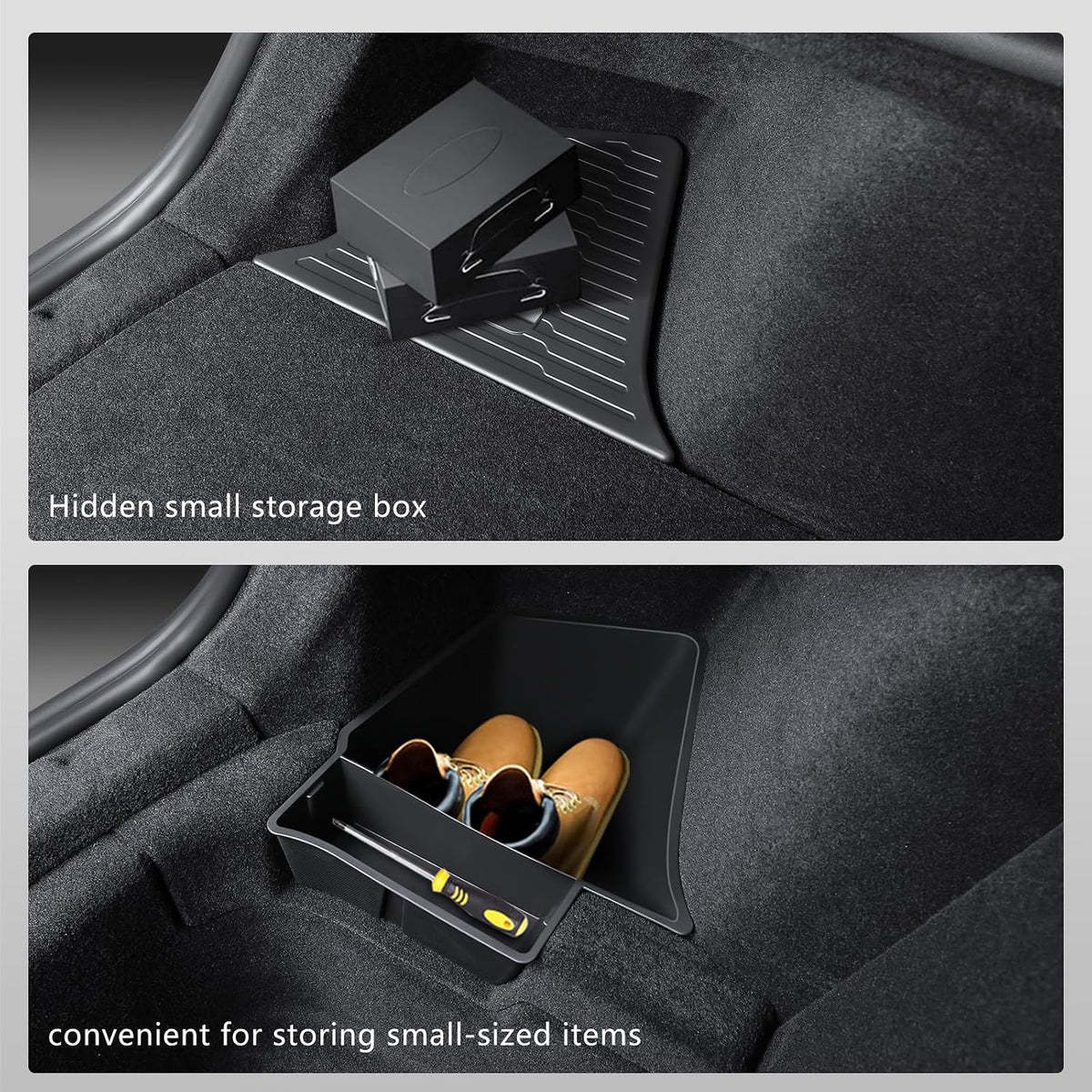 Rear Trunk Storage Bins for 2025-2026 Tesla Model Y Juniper