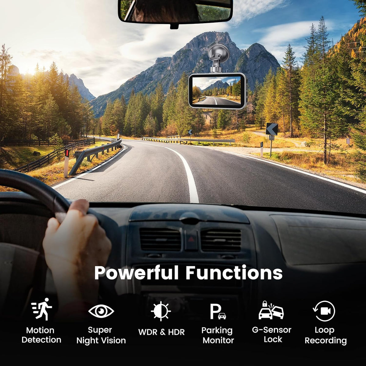 Miden 2-Channel Dash Cam