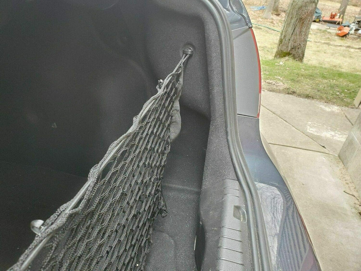 Trunk Organizer for Chevy Cruze 2010-2019 & Buick Verano 2012-2017 – Mesh Car Trunk Organizer – Cargo Net for Sedans – Nylon Mesh Netting – Compatible with Cruze & Verano