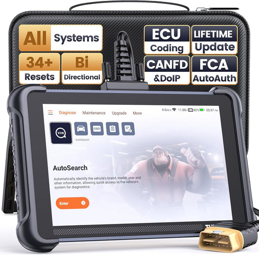 THINKCAR THINKSCAN 689 OBD2 Scanner, Bidirectional Scan Tool with 34+ Reset, 3000+ Active Test, ECU Coding, PMI, Wired Full System Diagnostic Scanner for Cars, CANFD/DOIP, FCA SGW AutoAuth
