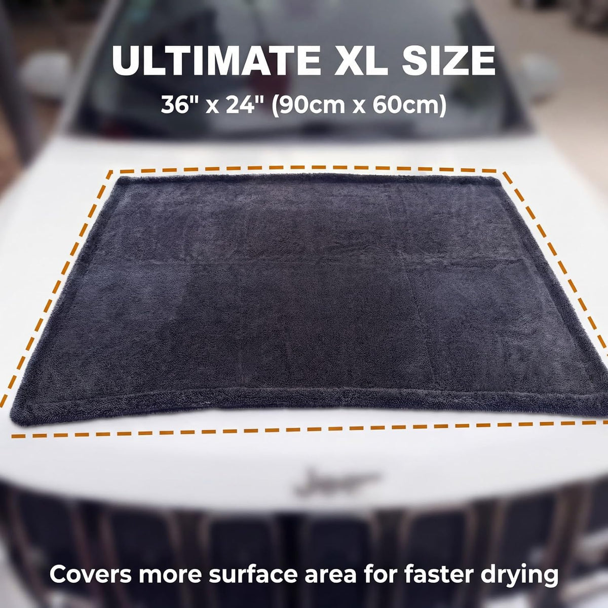 Microfiber Car Drying Towel, Ultra Absorbent