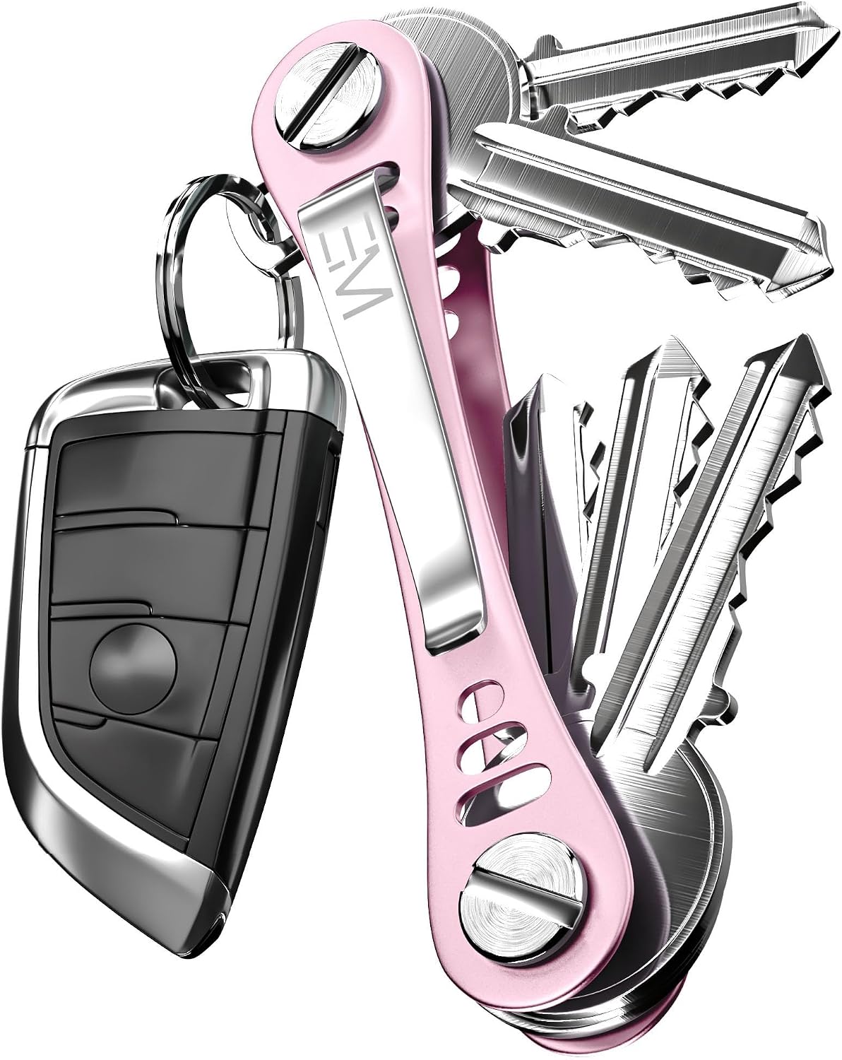EM Compact Key Holder, Pocket Key Organizer, 14 Keys Key Bar