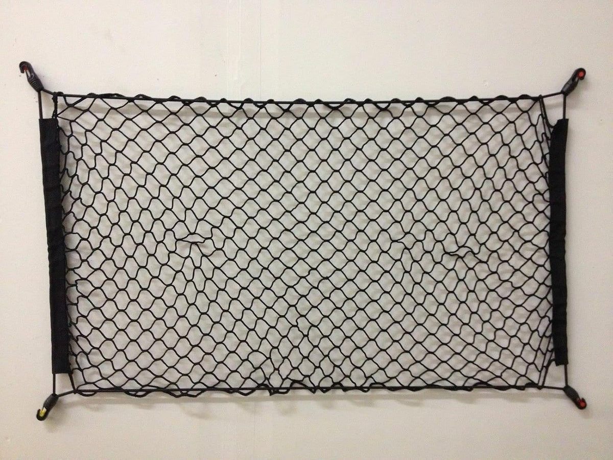 Rear Trunk Organizer Cargo Net for MINI Cooper S Salt 2014-2021– Floor Style Cargo Net for Hatchback - Premium Mesh Elastic Car Trunk Organizer – Compatible with MINI Cooper S Salt