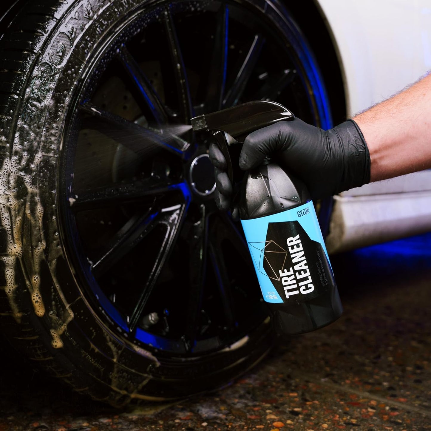Gyeon Tire Cleaner Advanced Rubber Cleaner For Tires Trim Mats Restores Deep Clean And Preparation Removes Embedded Dirt Grime Dressing Residue Long Lasting Results Detailing Essential