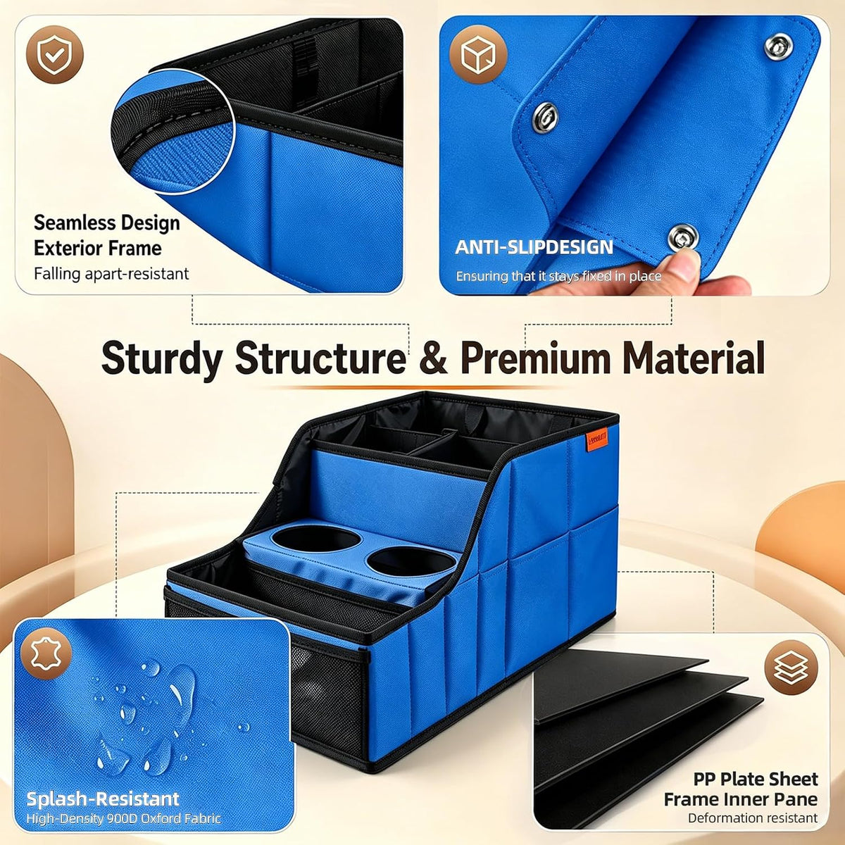 Car Seat Organizer Back Front Captains Seats Storage Travel