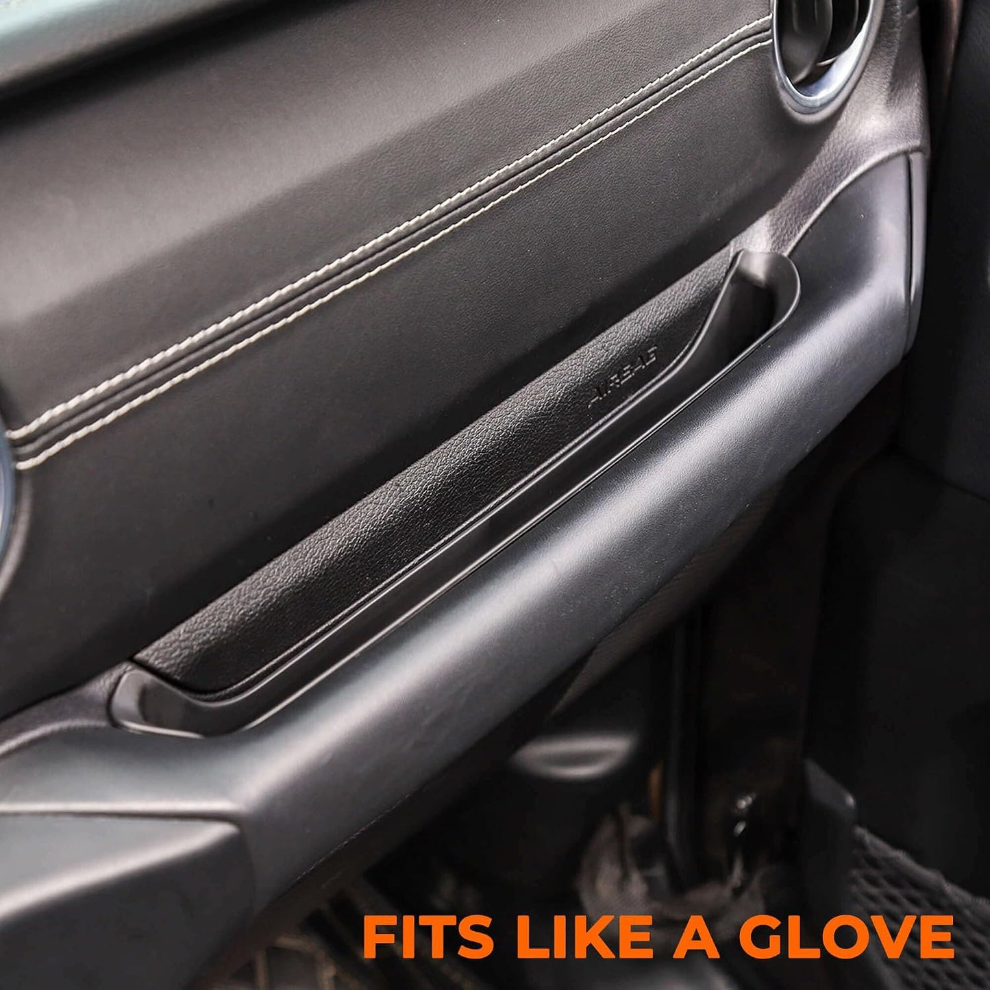 Savadicar JL GrabTray Passenger Storage Tray Organizer Grab Handle Accessory Box for 2018-2023 Jeep Wrangler JL JLU & Jeep Gladiator JT, Interior Accessories, Black
