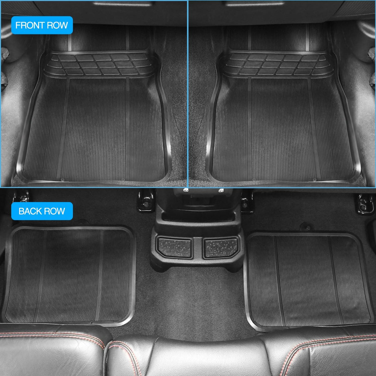 Nilight Rubber Floor Mats for Cars Trucks SUVs