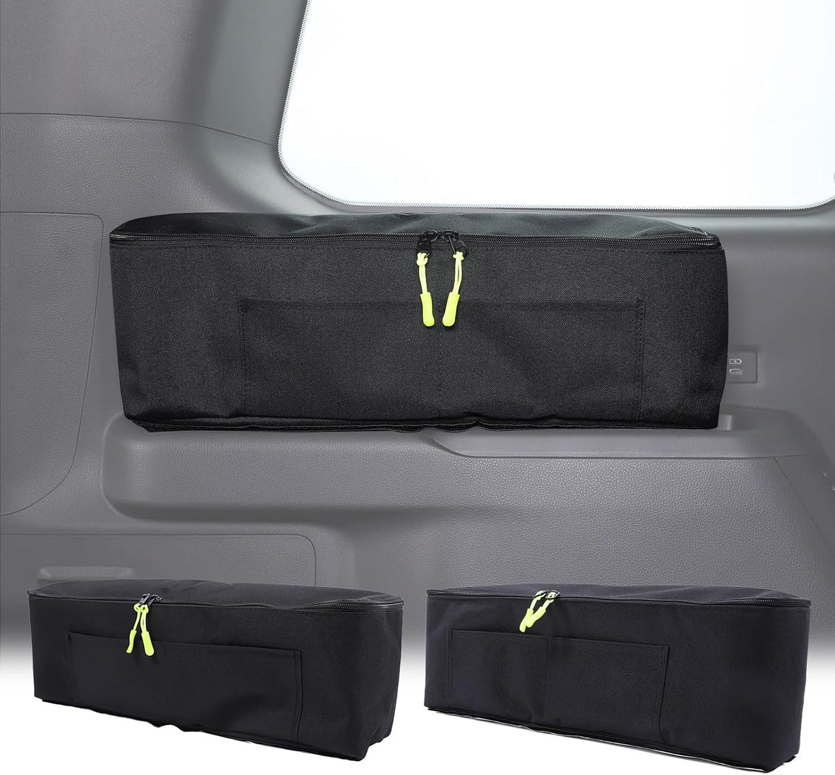 Car Trunk Storage Organizer Bag Compatible with Toyota Land Cruiser Prado 250 J250 LC250 2024 2025,Rear Trunk Pockets Storage Organizer Oxford Cloth Storage Bag Space Saving (Left Side)