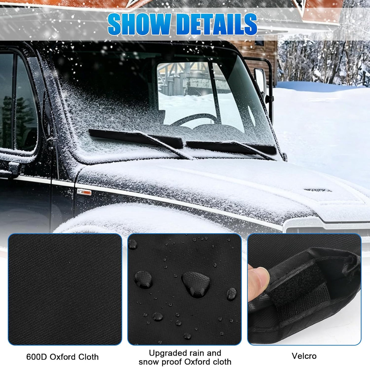 2Pcs Wiper Blade Covers Fit for Freightliner M2 S2RV Super C