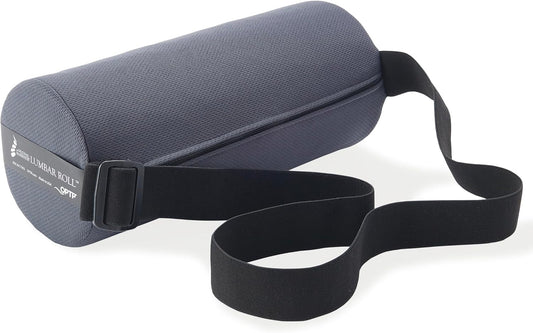 OPTP The Original McKenzie Lumbar Roll – USA-Made Low Back Lumbar Support for Office Chair & Car Seat Back Support Cushion. The Preferred Lumbar Pillow by Physical Therapists - Firm Density