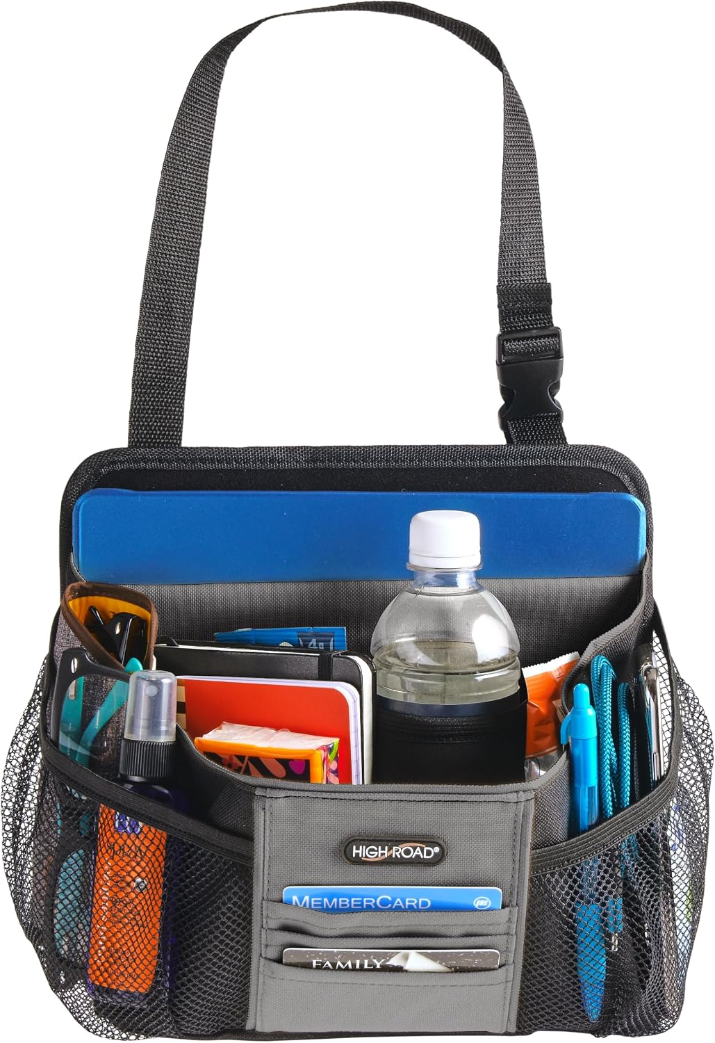 High Road DriverStash Front Seat Car Organizer with Insulated Cup Holder
