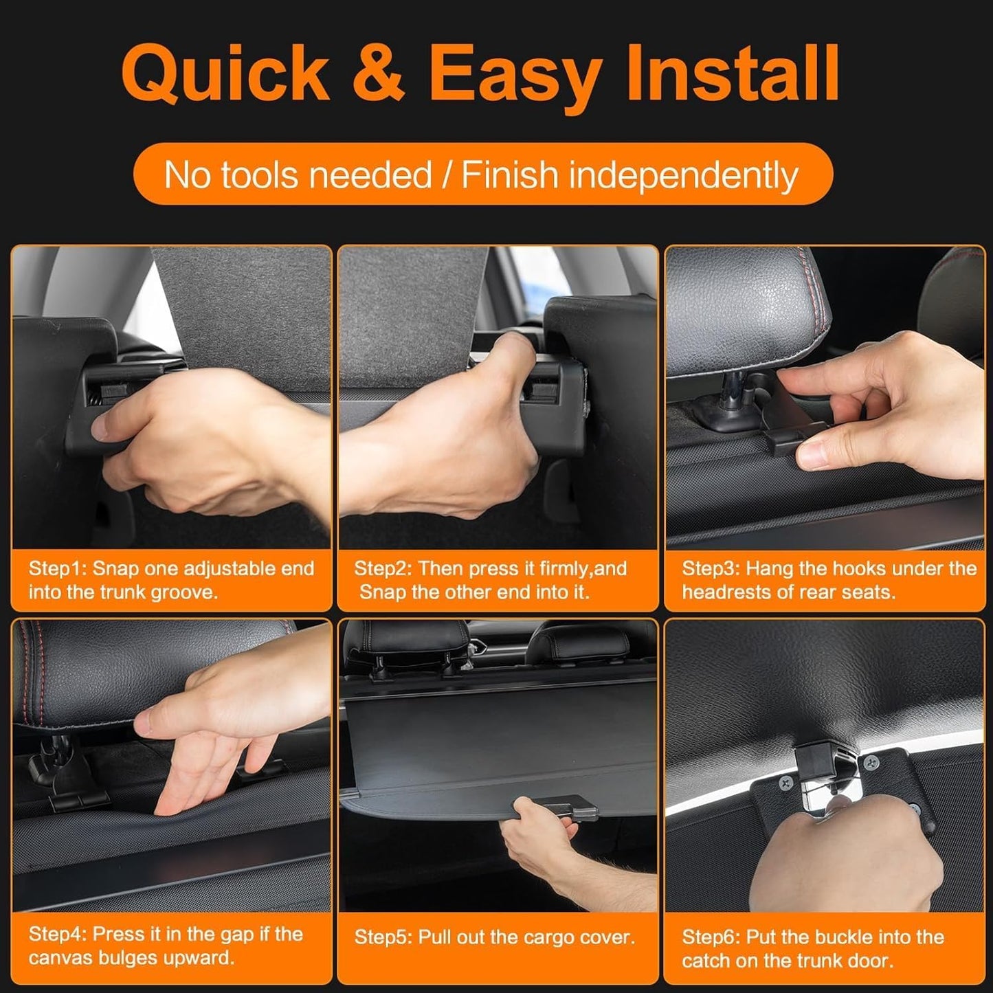 DiffCar® Cargo Cover for Mazda CX5 2017-2025 | Car Accessories for Mazda CX-5 2025 2024 2023 2022 2021 2020 2019 2018 2017, Aluminum Retractable Cargo Cover Trunk Shield for CX5 Security Privacy