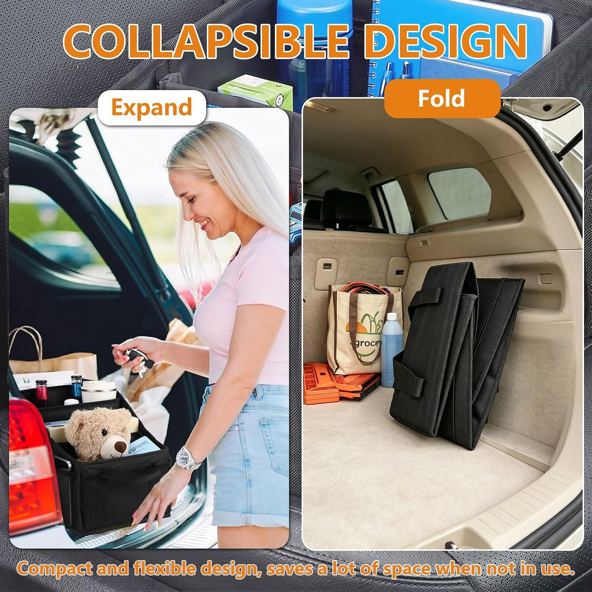 Car Seat Organizer, Multi‑Pocket Storage for Front & Rear Vehicle Seats