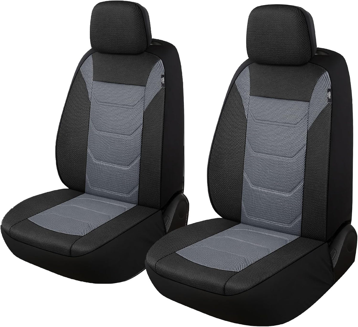 Pariiaotin 3D Air Mesh Car Seat Cover Full Set Washable and Breathable Premium Cloth Automotive Vehicle Seat Covers for Cars Interior, Universal Fit for Most Cars, Sedan, Truck, SUV(Black/Blue)