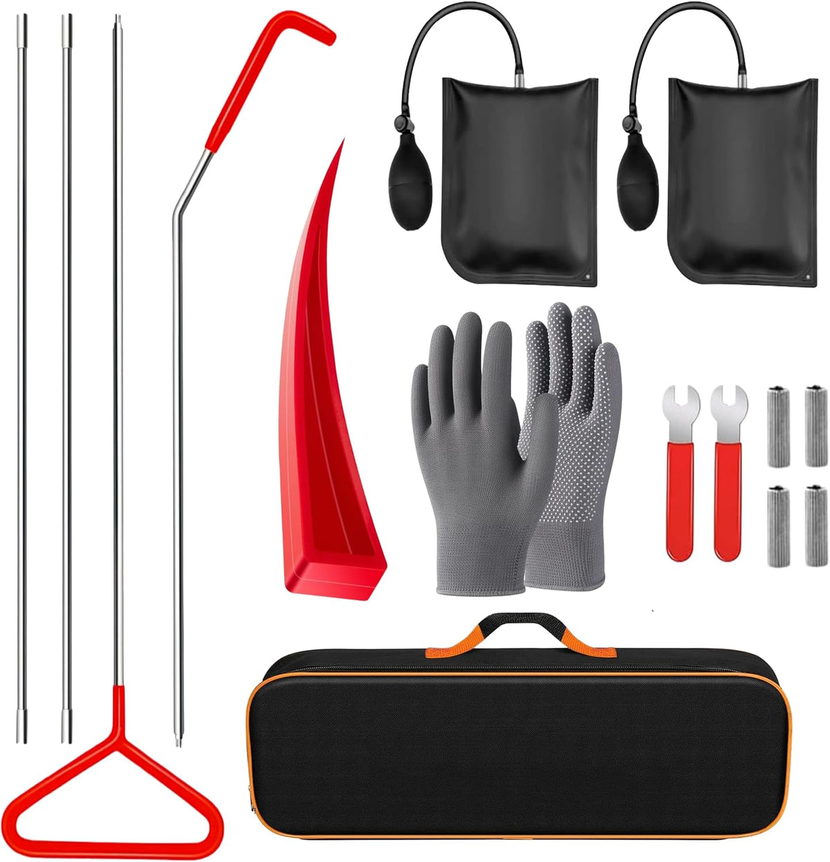 DENWAY Car Tool Set, Cargo Grabber Retriever Tool - Upgraded Extendable Pickup Truck Bed Accessories